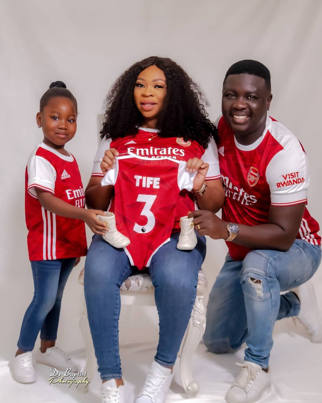 Comedian Seyi Law and his family